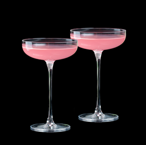 2x Savage Coupe Glasses